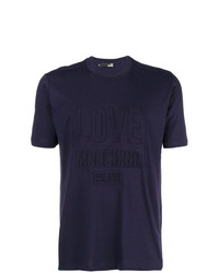 Love Moschino Embossed Logo T Shirt