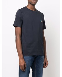 Paul Smith Embroidered Logo Cotton T Shirt