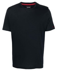 Kiton Embroidered Logo Short Sleeve T Shirt