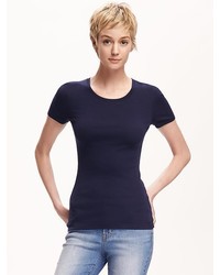 Old Navy Fitted Crew Neck Tee For