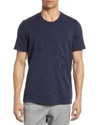 Sol Angeles Fleece Pocket T Shirt In Indigo At Nordstrom