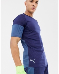 Puma Football Graphic T Shirt In Navy 655783 03