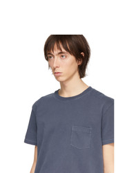 Schnaydermans Indigo Gart Dyed Jersey T Shirt