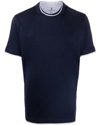 Brunello Cucinelli Layered Style T Shirt