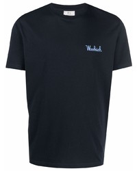 Woolrich Lighthouse Print Organic Cotton T Shirt