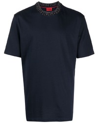 Hugo Logo Collar Short Sleeved T Shirt