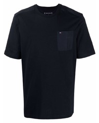 Tommy Hilfiger Logo Embroidered Organic Cotton T Shirt