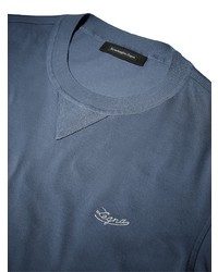 Ermenegildo Zegna Logo Embroidered T Shirt