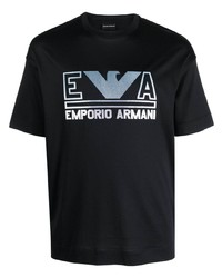 Emporio Armani Logo Fire T Shirt