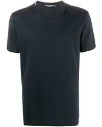 Dolce & Gabbana Logo Label V Neck T Shirt