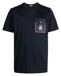 Moncler Logo Patch Chest Pocket T Shirt