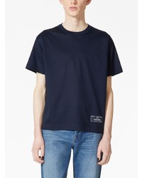 Valentino Garavani Logo Patch Cotton T Shirt