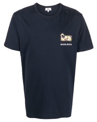 Woolrich Logo Patch Cotton T Shirt