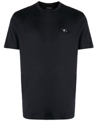 Emporio Armani Logo Patch Short Sleeve T Shirt