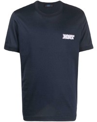 Kiton Logo Patch Short Sleeve T Shirt