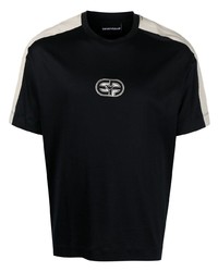 Giorgio Armani Logo Patch Short Sleeve T Shirt