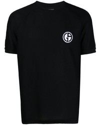 Giorgio Armani Logo Patch Short Sleeved T Shirt