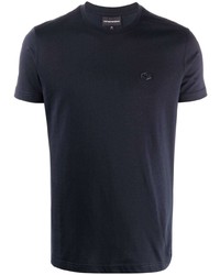 Emporio Armani Logo Patch Short Sleeved T Shirt