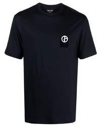 Giorgio Armani Logo Patch T Shirt