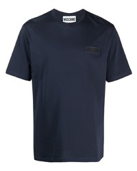 Moschino Logo Plaque Short Sleeve T Shirt