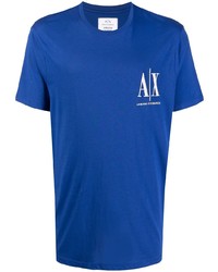 Armani Exchange Logo Print Cotton T Shirt