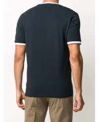 Corneliani Logo Stripe T Shirt