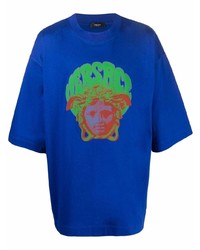 Versace Medusa Logo Cotton T Shirt