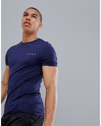ASOS 4505 Muscle T Shirt With Quick Dry In Navy