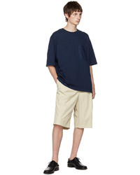 Lemaire Navy Boxy T Shirt