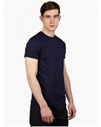 Jil Sander Navy Classic Cotton T Shirt