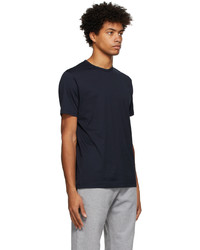 Sunspel Navy Classic Cotton T Shirt