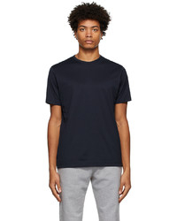 Sunspel Navy Classic Cotton T Shirt