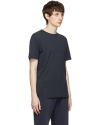 Sunspel Navy Cotton T Shirt