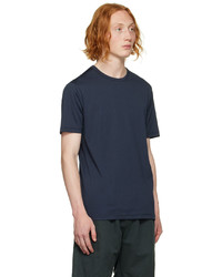 Sunspel Navy Cotton T Shirt