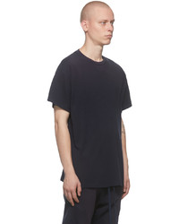 Fear Of God Navy Flocked 7 T Shirt