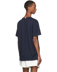 Thom Browne Navy Gusset Rwb Tipping Stripe T Shirt