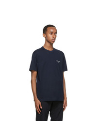 Comme des Garcons Homme Navy Logo T Shirt