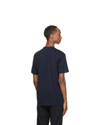 Comme des Garcons Homme Navy Logo T Shirt