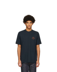 Barbour Navy Norse Projects Edition Logo T Shirt