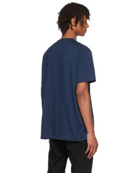 Alexander McQueen Navy Organic Cotton T Shirt