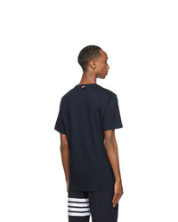 Thom Browne Navy Relaxed Fit T Shirt