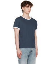 Second/Layer Navy Ringer T Shirt