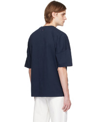 Tommy Jeans Navy Split T Shirt