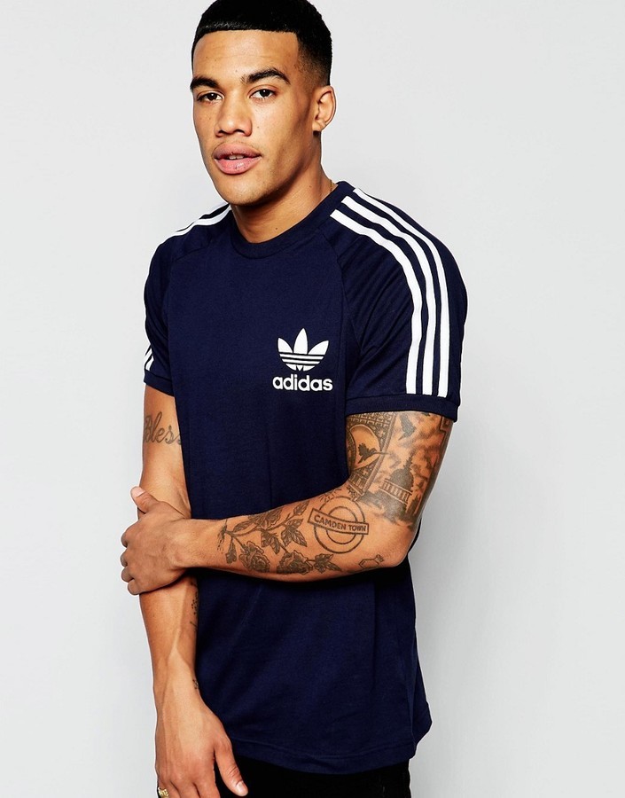 adidas navy california t shirt for Sale OFF 79%
