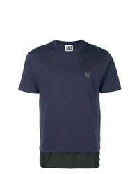 Les Hommes Urban Panelled Crewneck T Shirt