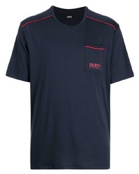 BOSS Piped Trim Logo Pocket T Shirt