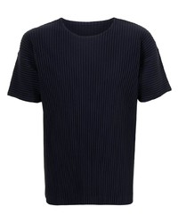 Homme Plissé Issey Miyake Pleated Crew Neck T Shirt