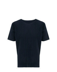 Homme Plissé Issey Miyake Pleated Short Sleeve T Shirt