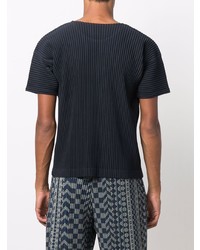 Homme Plissé Issey Miyake Pliss Detail Short Sleeved T Shirt