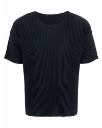 Homme Plissé Issey Miyake Pliss Detail Short Sleeved T Shirt